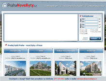Tablet Screenshot of prahanovebyty.cz
